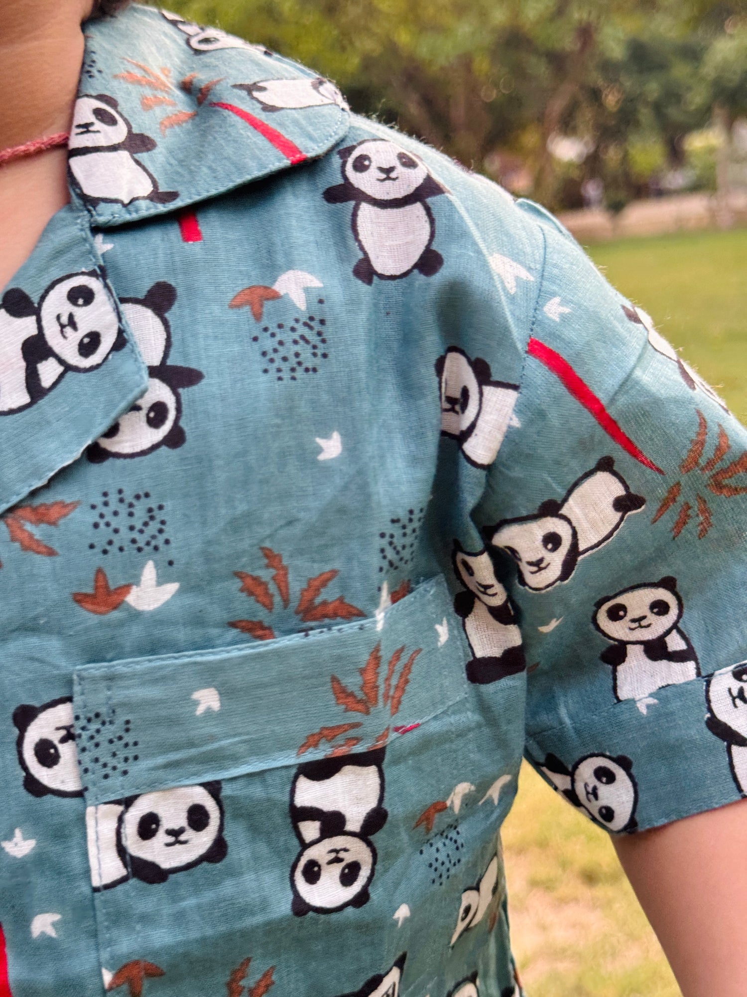 Panda Adventure Cotton nightwear Set