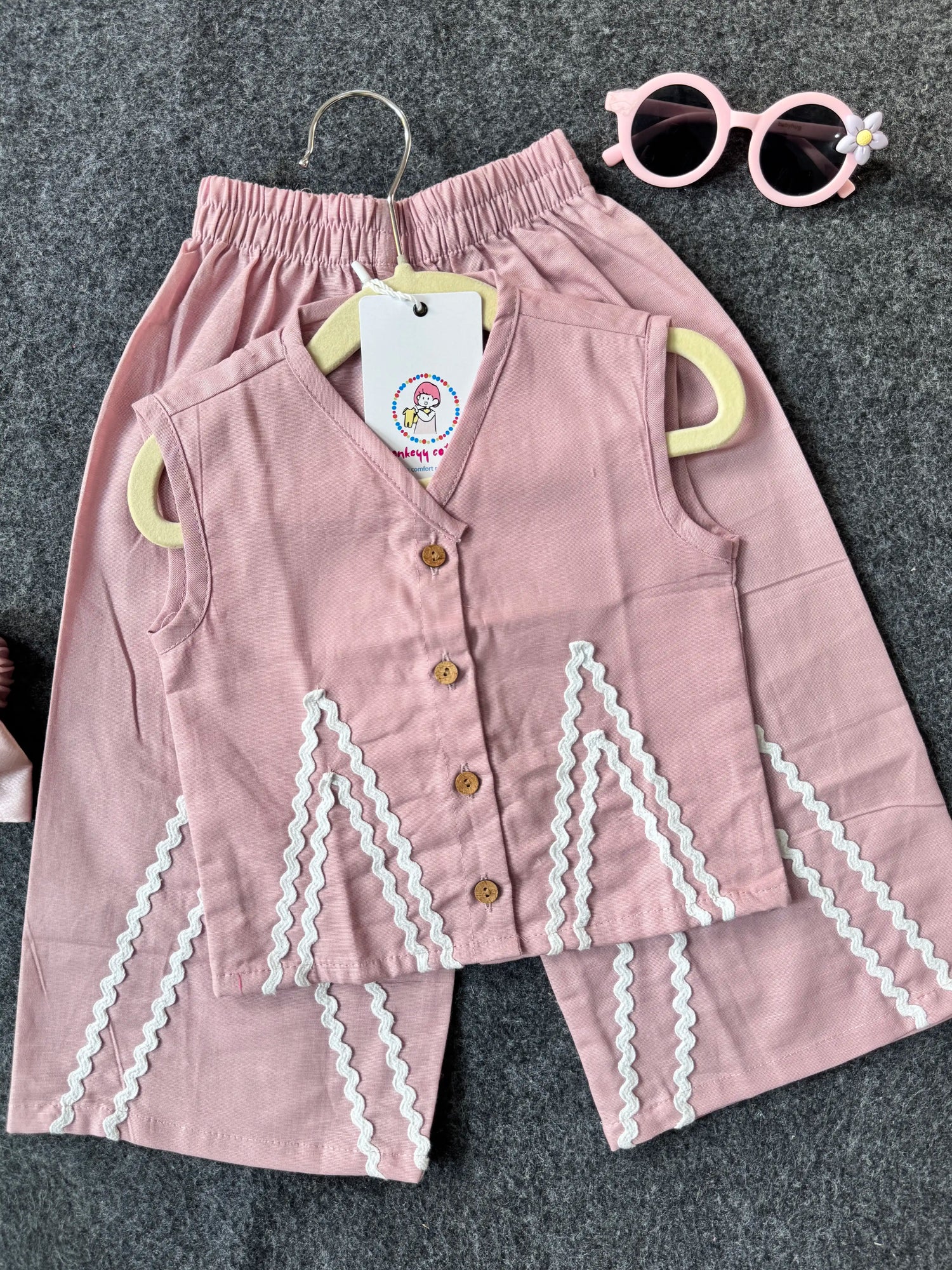 Luna Cotton Ric-Rac Co-Ord Set