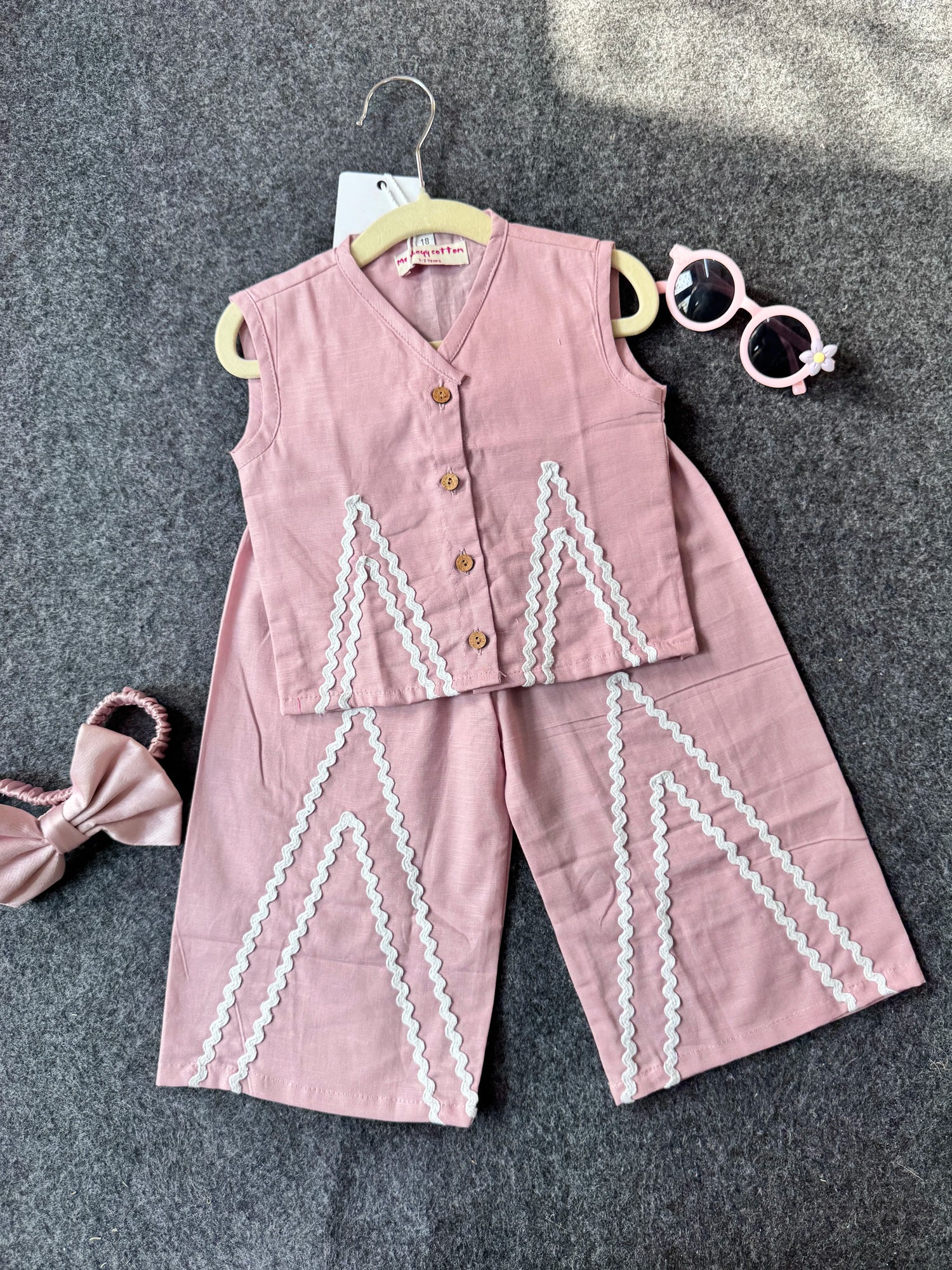 Luna Cotton Ric-Rac Co-Ord Set