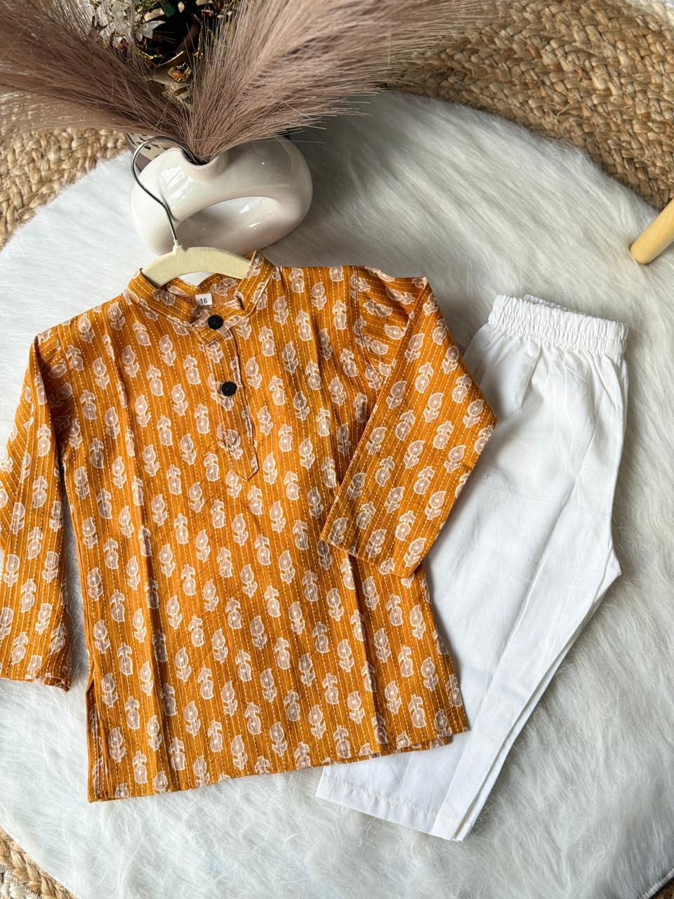 kurta pajama cotton dobby