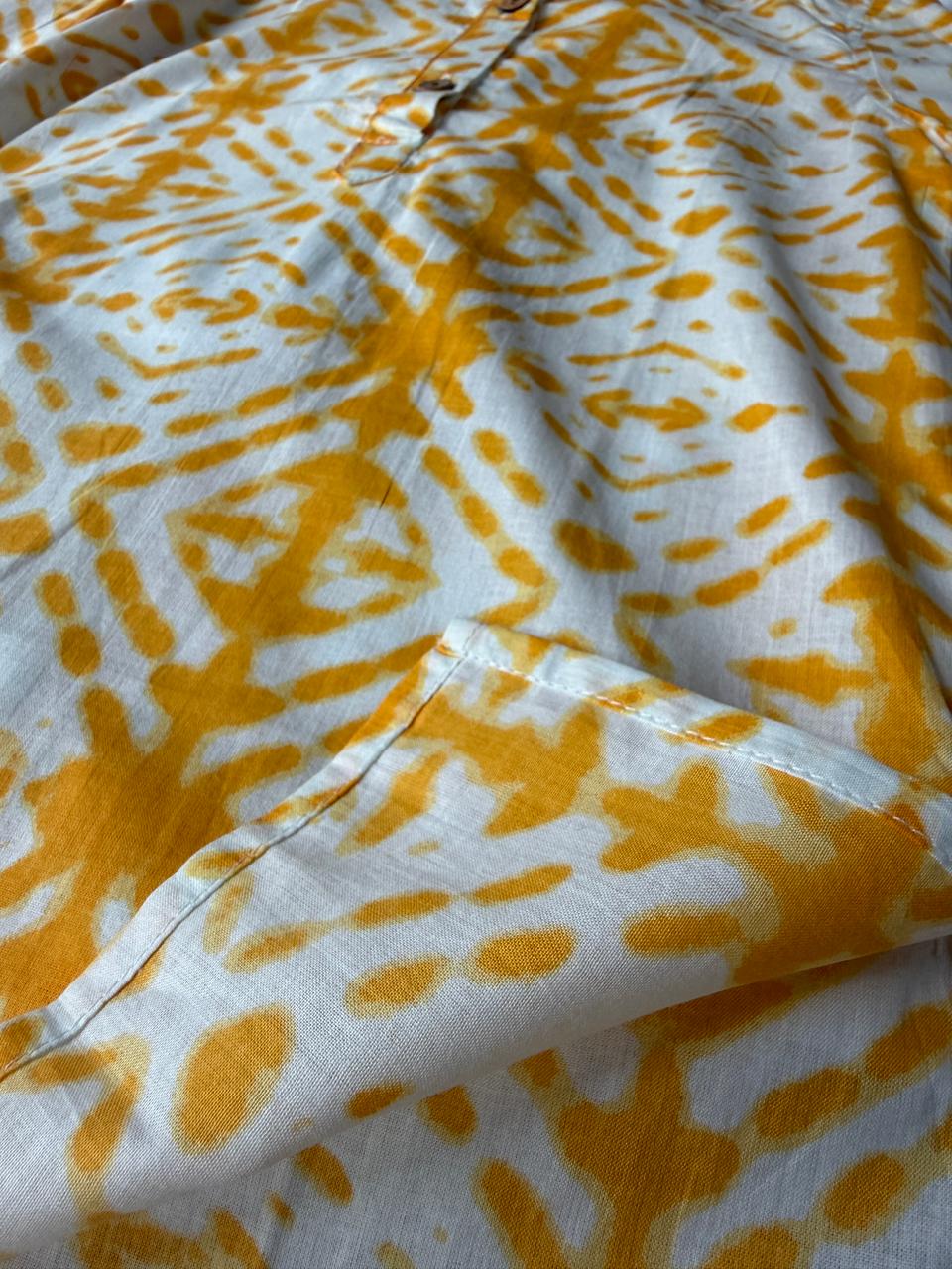 kurta pajama shibori print