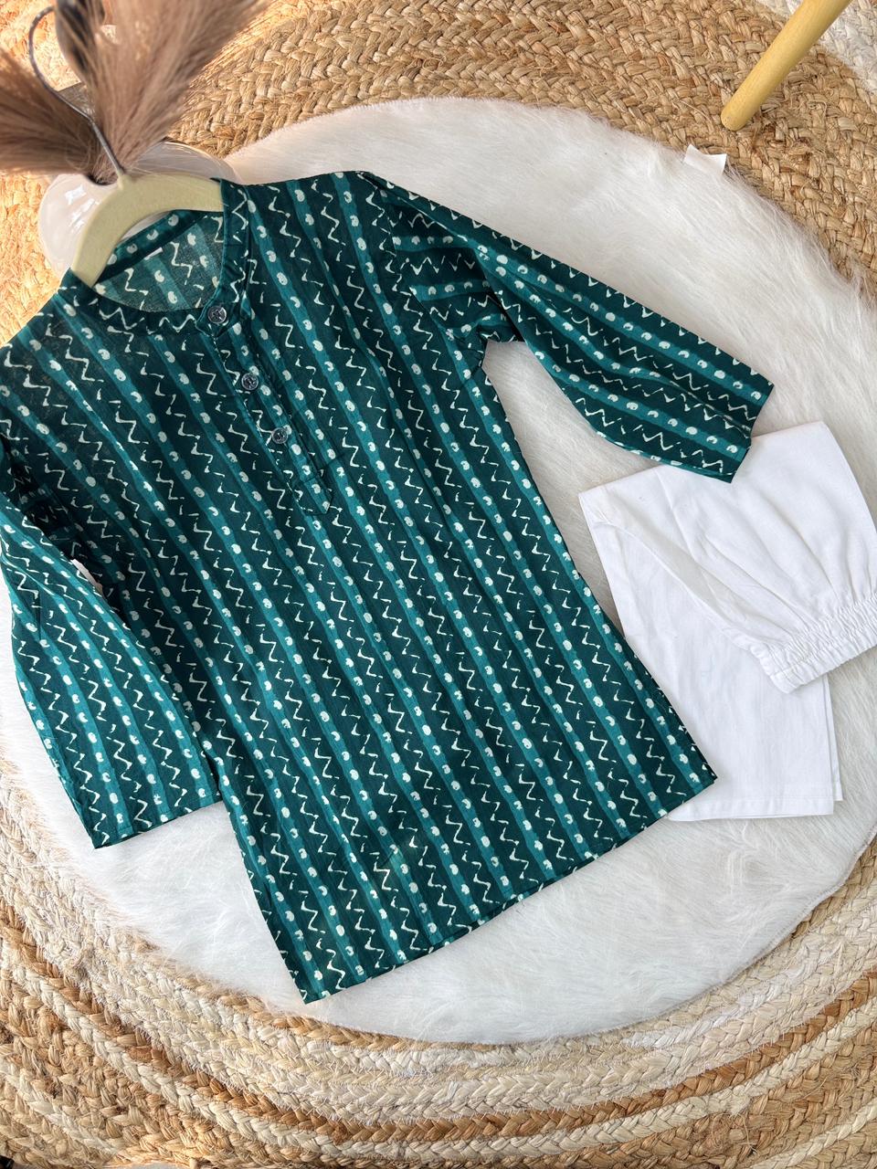 dark green jaket kurta pajama(SNJ)