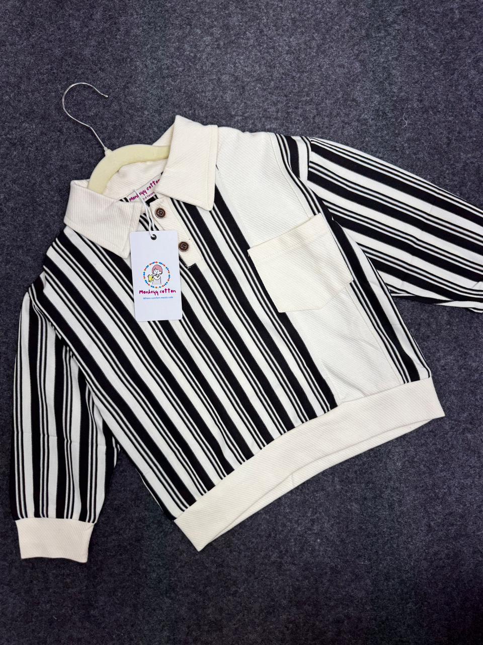Full sleeve striped t-shirt