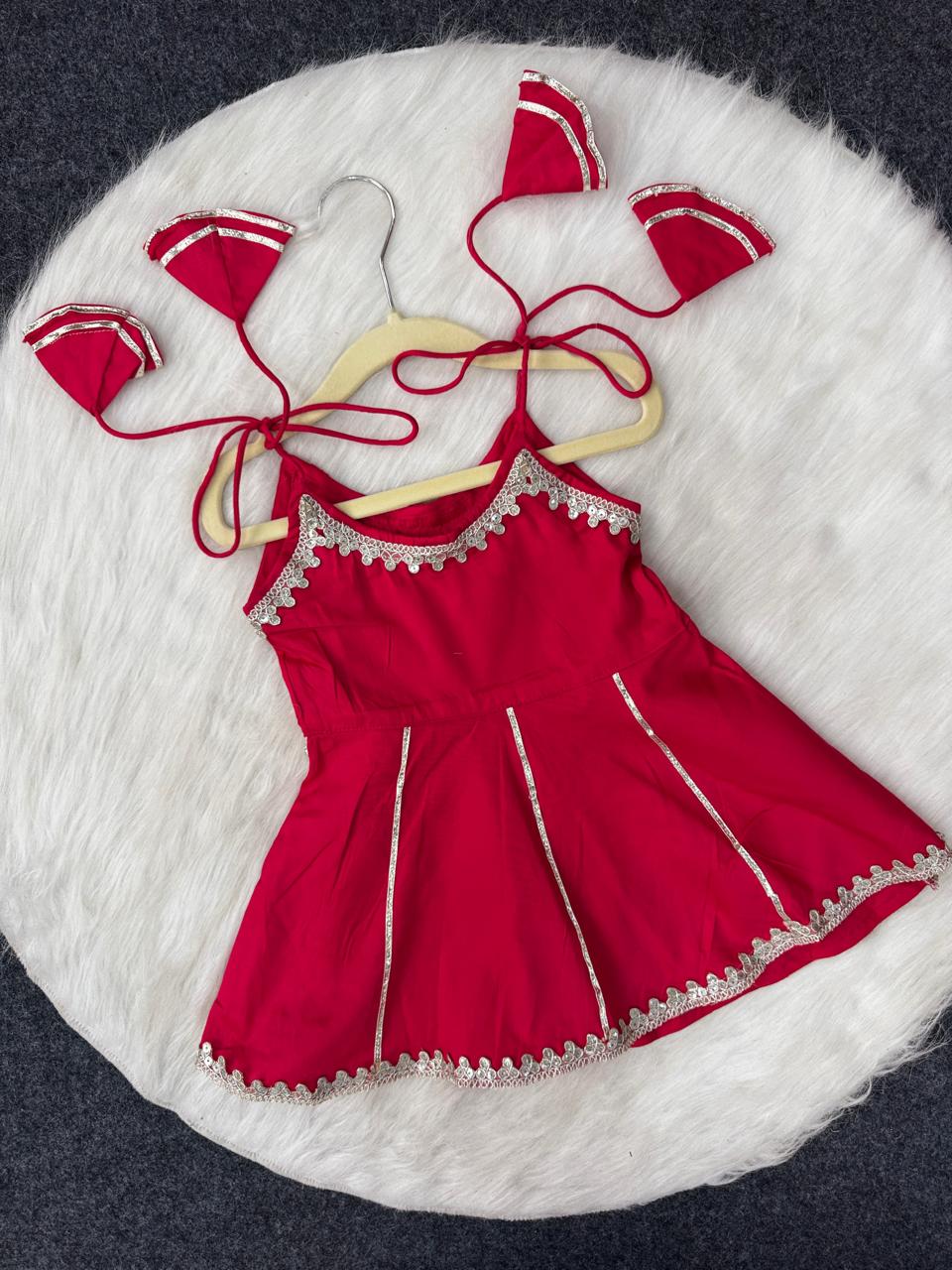 Peplum with dhoti set pink