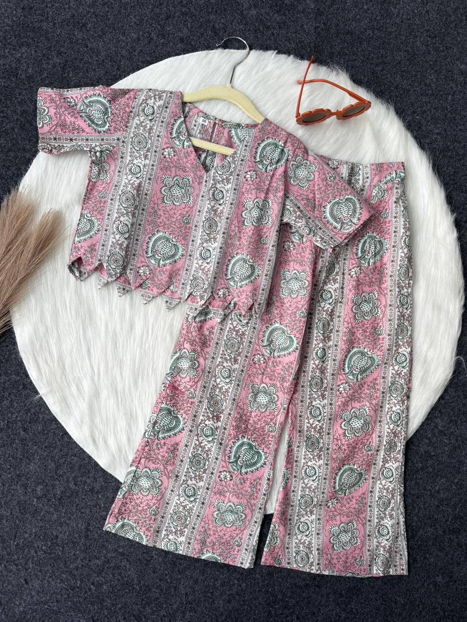 Cotton Zig-zag co-ord set