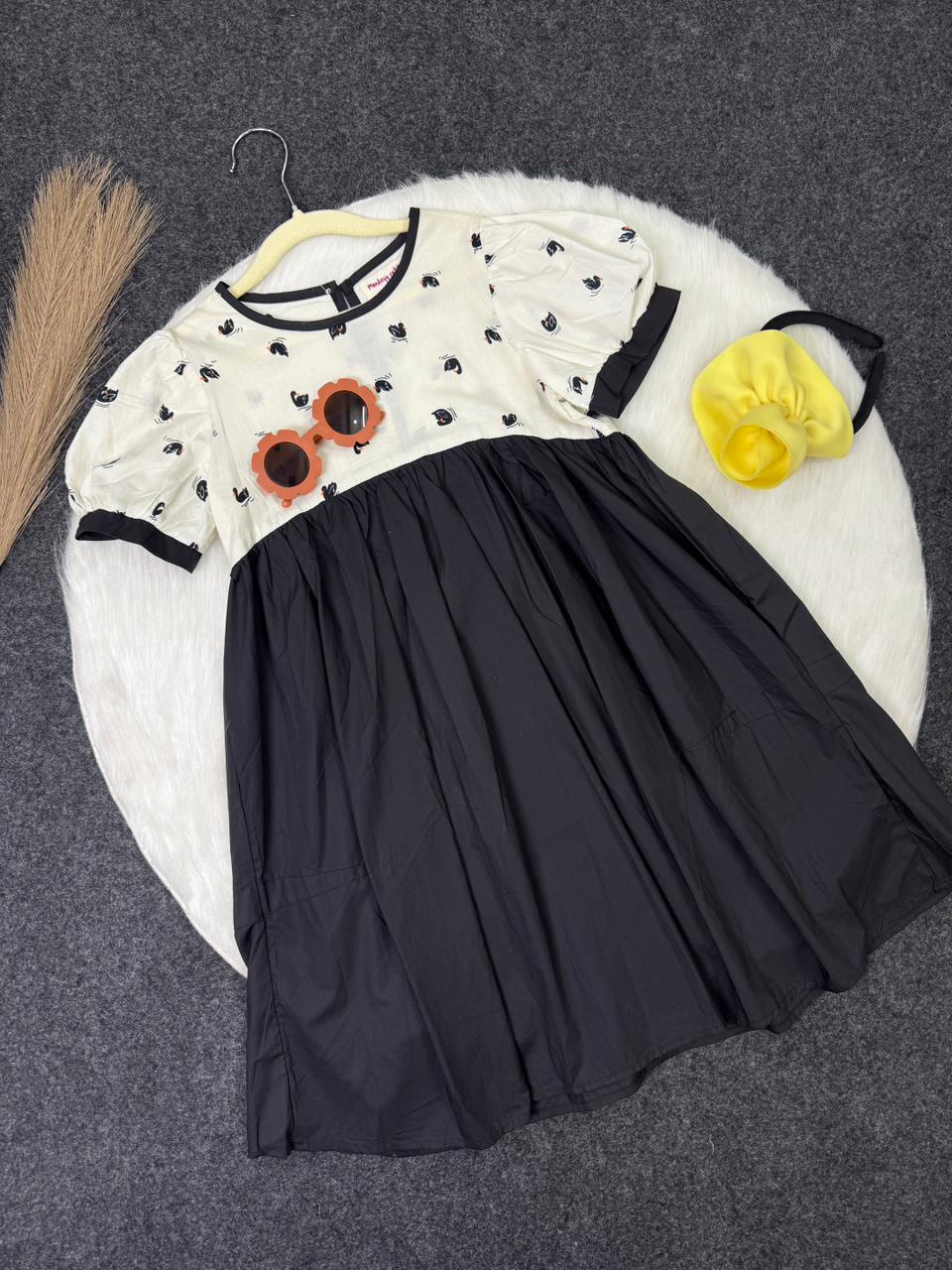 Duck print frock