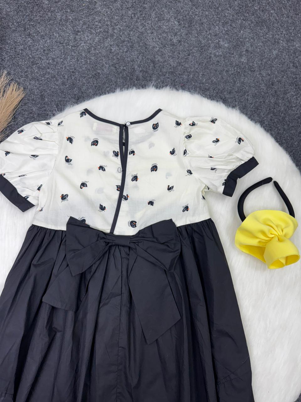 Duck print frock