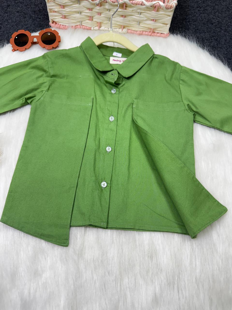 Cotton Shirts green