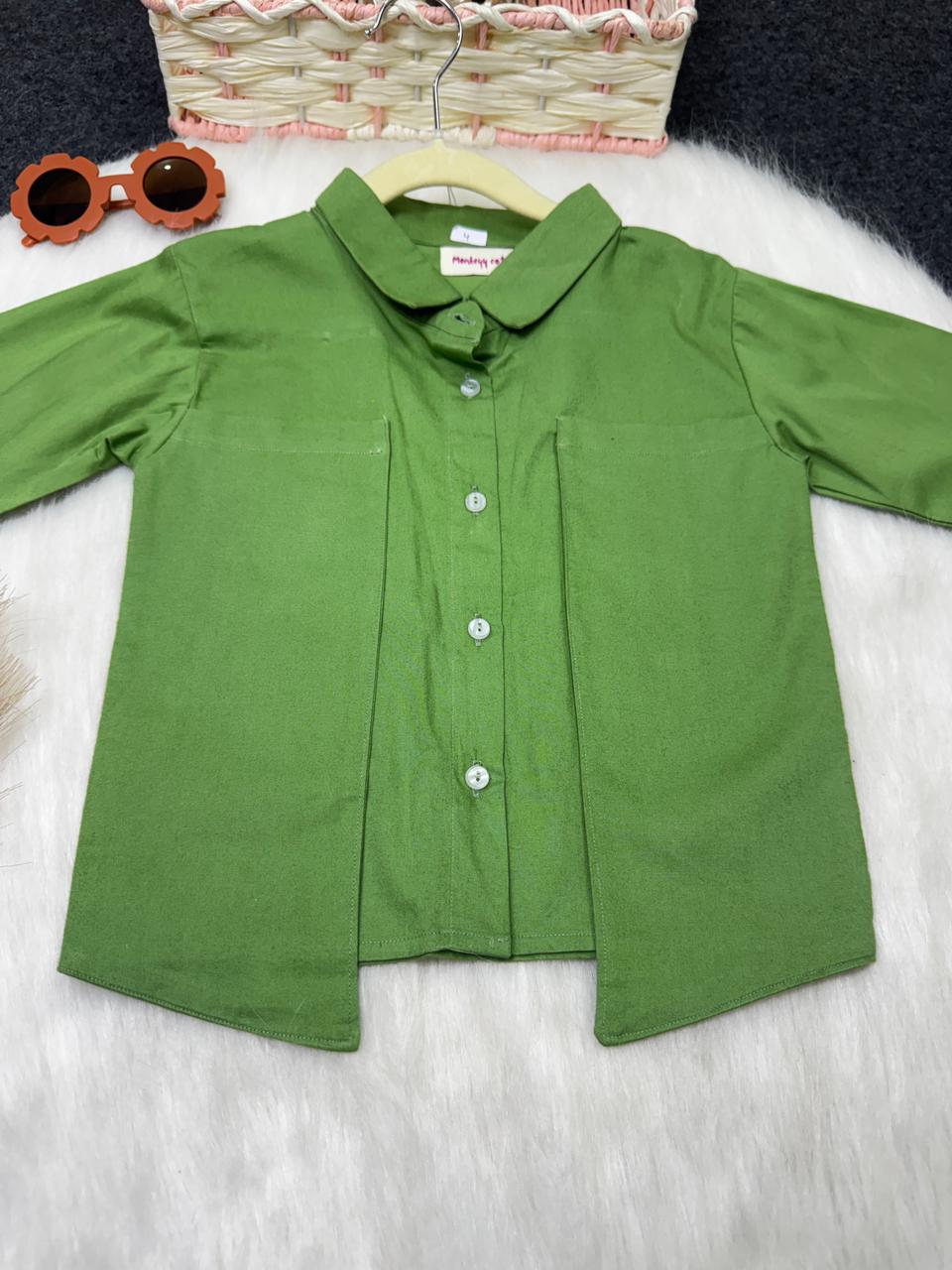 Cotton Shirts green