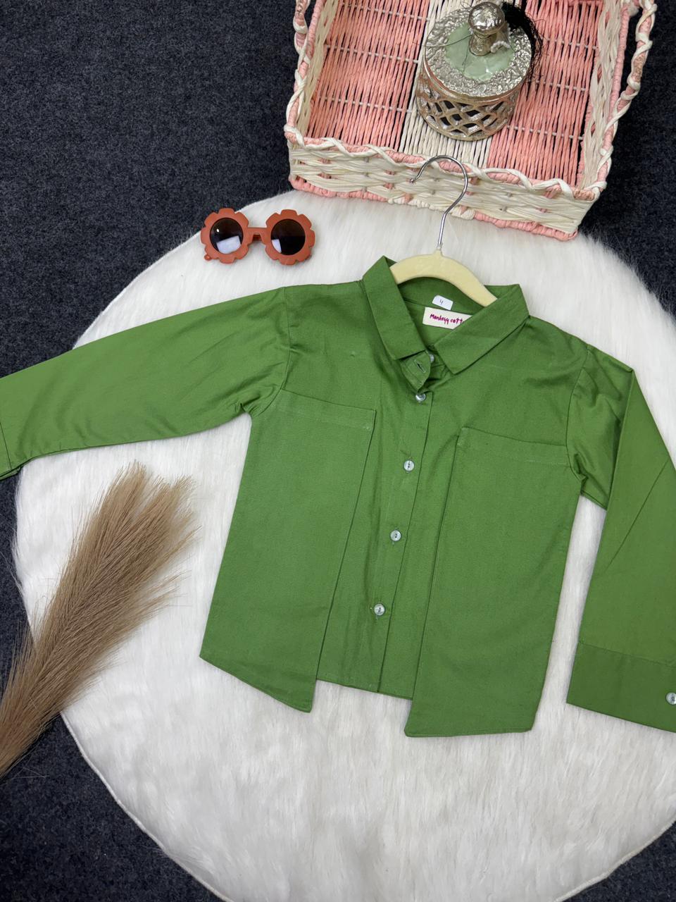 Cotton Shirts green