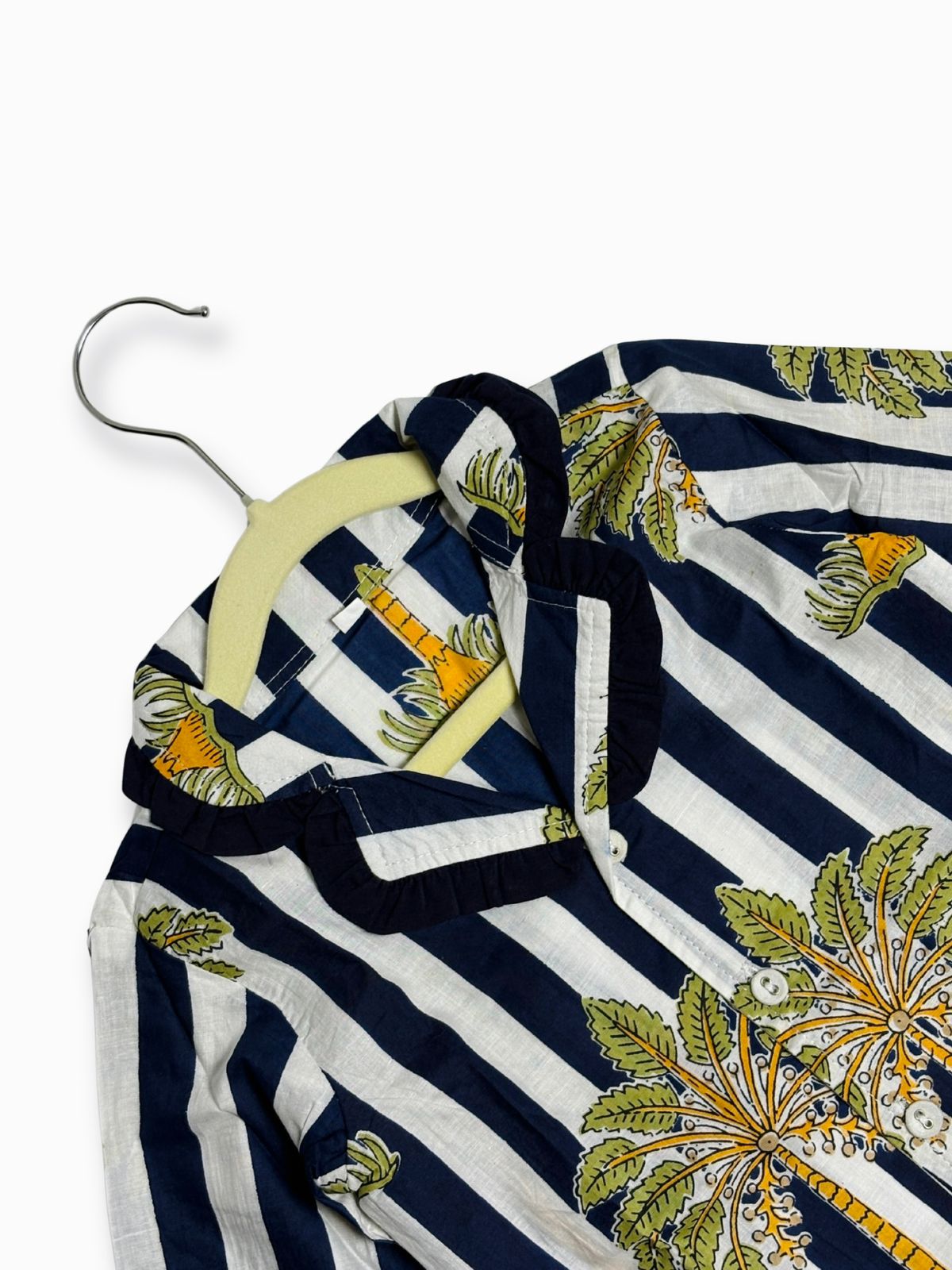 Stripes Night Suits black & white