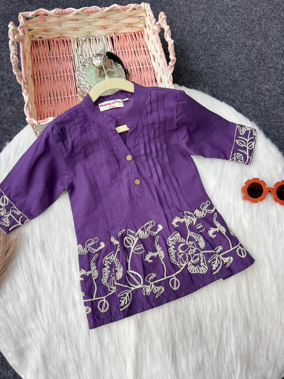 asthetic co-ord set purple