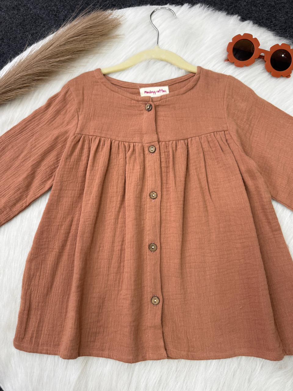 Muslin Frock brown