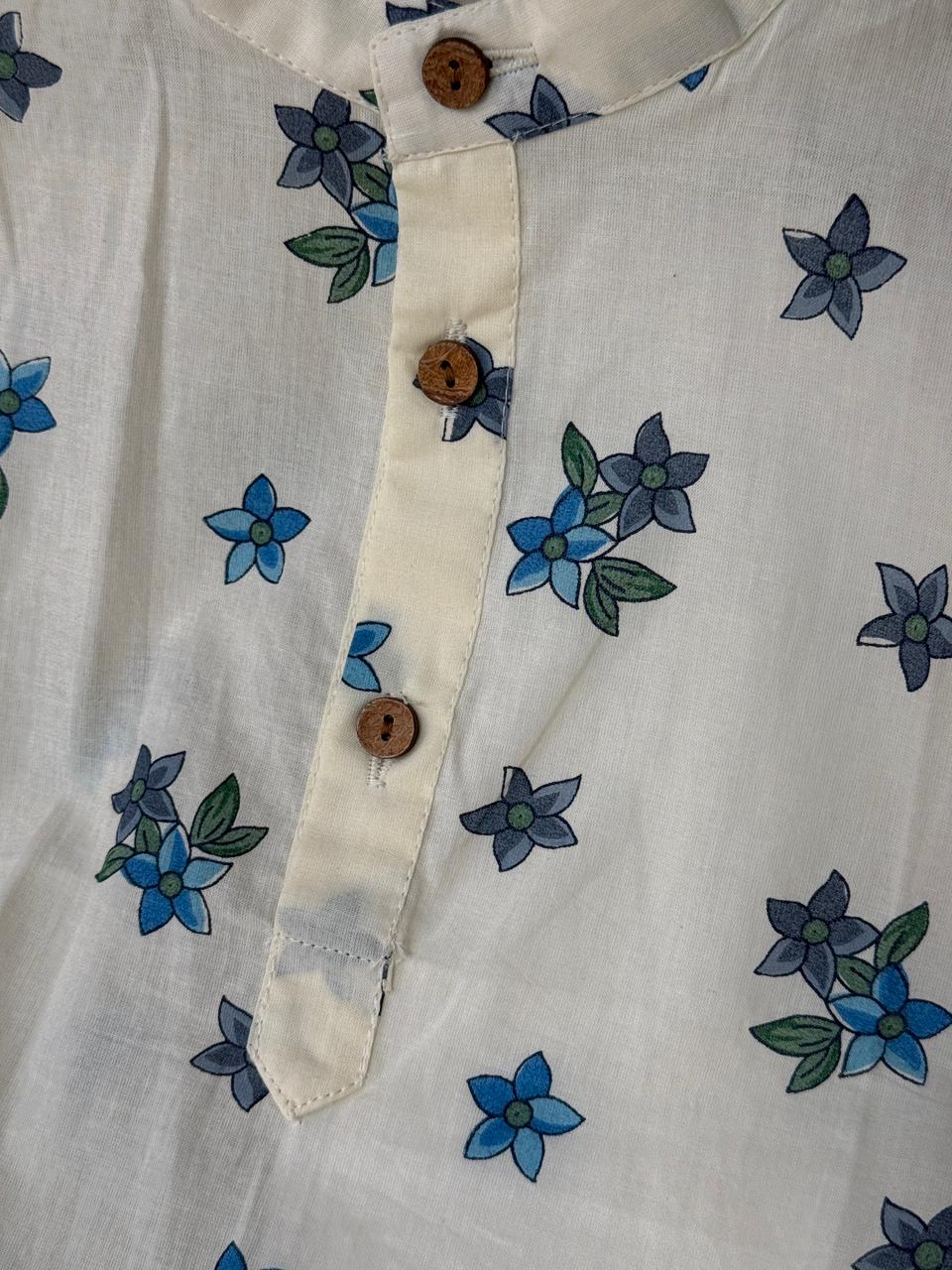 kurta pajama flower print